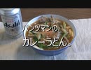 パンツマンのカレーうどん。