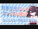 【クリ奨】動画投稿初心者が3ヶ月でどれくらい儲かったか【奮闘記#10】