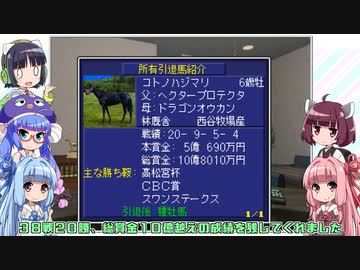 【VOICEROID実況】ウナきり琴葉　対決！WiningPost part10