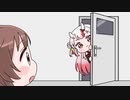 【手描き】ころねをドアの隙間からこっそり覗き見するあやめがかわ余すぎる【戌神ころね/百鬼あやめ/ホロライブ切り抜き】