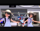 【MMD艦これ】PinkLady「UFO」を元町辺りの怪しいバイク屋の前で踊ります。横浜雙葉小【nanoem】