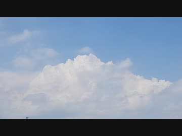 夏の空の映像素材【フリー素材あそび】DSCN5391