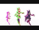【MMDウマ娘】Moves Like Jaggerタイキ,ライス,ウララ