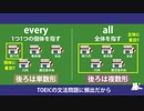 交通機関で学ぶEnglish　EveryとAllの違い
