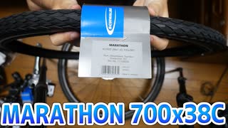 シュワルベ マラソン 700x38C をクラベルバイク用に買った
