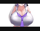 【おっぱいMMD】爆乳なハクさんでハッピーシンセサイザ
