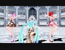 【MMD】んっあっあっ。【重音テト　小春音アミ】