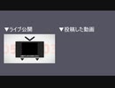 ライブ公開タイムシフトと投稿動画比較
