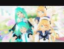 ちびあぴミク と ちびジャーヴィス で【ねこみみスイッチ】