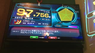 【精密採点Ai】back number fish 歌ってみた  97.756点