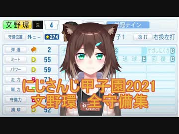文野環　全守備集【にじさんじ甲子園2021】