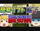 【1965年】簡易リフトが突然落下、腕を挟まれ切断しなければならないことに...『簡易リフトワイヤー切断落下』【ゆっくり解説】
