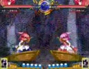 東方緋想天 天候台風で同キャラ同時発動で遊んでみた。