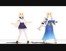 【MMD】熊倉 夜明&カーディナルでlucky train！（モーションTEST）