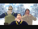 【金カムMMD】樺太先遣体操【月島/鯉登/谷垣/杉元】