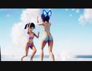 《Ray-MMD》VRoid 鬼滅モデル ☆ 胡蝶しのぶ　＆　栗花落カナヲ