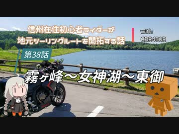 【ボイロ車載】信州在住初心者ライダーが地元ツーリングルートを開拓する話　第38話【CBR400R】
