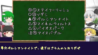 【ゆっくり競馬予想】札幌記念
