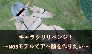 PSO2NGS：NGSモデルでアヘ顔を作りたい！