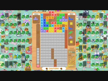 【ニコ限実況】テト１取るまで続く!! テトリス99でたわむれる 1日目