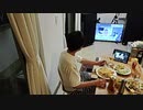 家族で時事放談ｗ　347日　【パスタ】なす、アスパラ、ピーマン、人参、椎茸、ベーコンを入れて塩でいためました。【ボリュームたっぷり、うまい！】