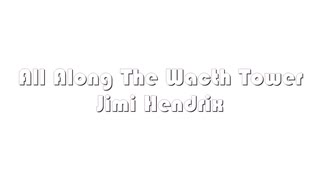 SINTH１とUTAUで作ったALL ALONG THE WACTH TAWER