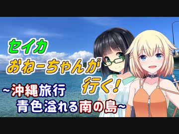 セイカおねーちゃんが行く！ ～ 沖縄旅行①　青色溢れる南の島 ～【VOICEROID車載・CeVIO車載】