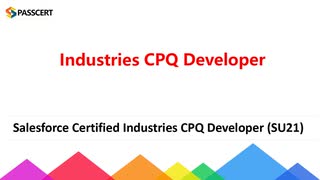 Salesforce Industries CPQ Developer Certification Questions