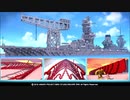DQB2 戦艦山城を建造していく様子