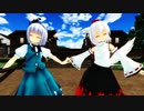 [東方MMD] 妖夢＆椛(すけ式) 「白金ディスコ」1080P対応版