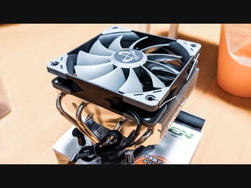 【自作PC】超天(CHOTEN)というCPUクーラーを取り付けただけの、メモ動画＠ARGBの光(LED)≒焚火？