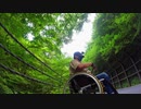 ボッチ車いすの渓流釣り 本日2本渓流いきたいと思います。　It is mountain stream fishing with a wheelchair 　 Japan