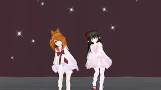【VRMLiveViewer】改変スノウエルフとお友達のミーシェちゃんで「Shake It Off」