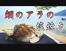 【簡単アウトドア料理】鯛のアラの塩焼き【つづみの何処でもキッチン】