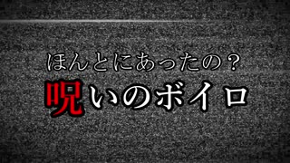 【第七回ひじき祭】納涼企画（？）　ほんとにあったの？呪いのボイロ