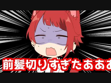 前髪切りすぎたWWWWWWWW