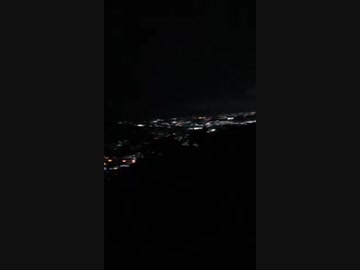 福岡県太宰府市　四王寺山　夜景