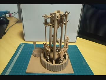 手動機械式回転木馬【作ってみた】