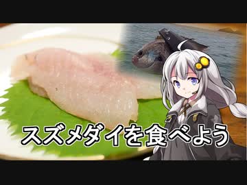 釣れなくても料理 スズメダイのお刺身 Voiceroidキッチン ニコニコ動画