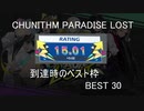虹レになった時のベスト枠 [太鼓・Arcaea勢]