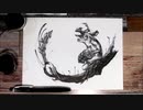 カエル - その4 -【ボールペン画メイキング】- Ballpoint pen drawing -
