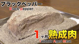ブラックペッパーを使って1ヶ月熟成肉作ってみた Insane Black pepper Dry Age Experiment!!
