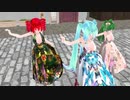 【MMD】またね【重音テト　櫻花アリス　初音ミク】