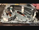 車の6連CDチェンジャーの内部構造と動作(Mazda TD76-66-ARX)