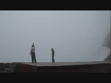 穂高岳山荘に救助ヘリ着陸。JA9192