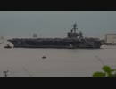CVN-70空母カール・ヴィンソン艦載機満載横須賀出港!![F-35C初搭載時]