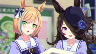 【ウマ娘】ライスとリトルココンちゃん『募金』