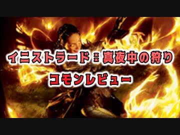 [MTG]パウパー目線で見る！「イニストラード：真夜中の狩り」コモンレビュー[番外編]