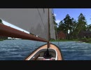 【セカンドライフの現在2021】VRChatの先輩サービス「SecondLife」リンデンホーム2019探索「Randelsham湖をヨットで一周してみた」（2021年9月撮影）
