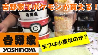 【デブは少食！！】吉野家のポケ盛食べてみた【見た目より量がある】